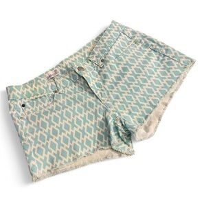 GAP Blue and White Jean Shorts